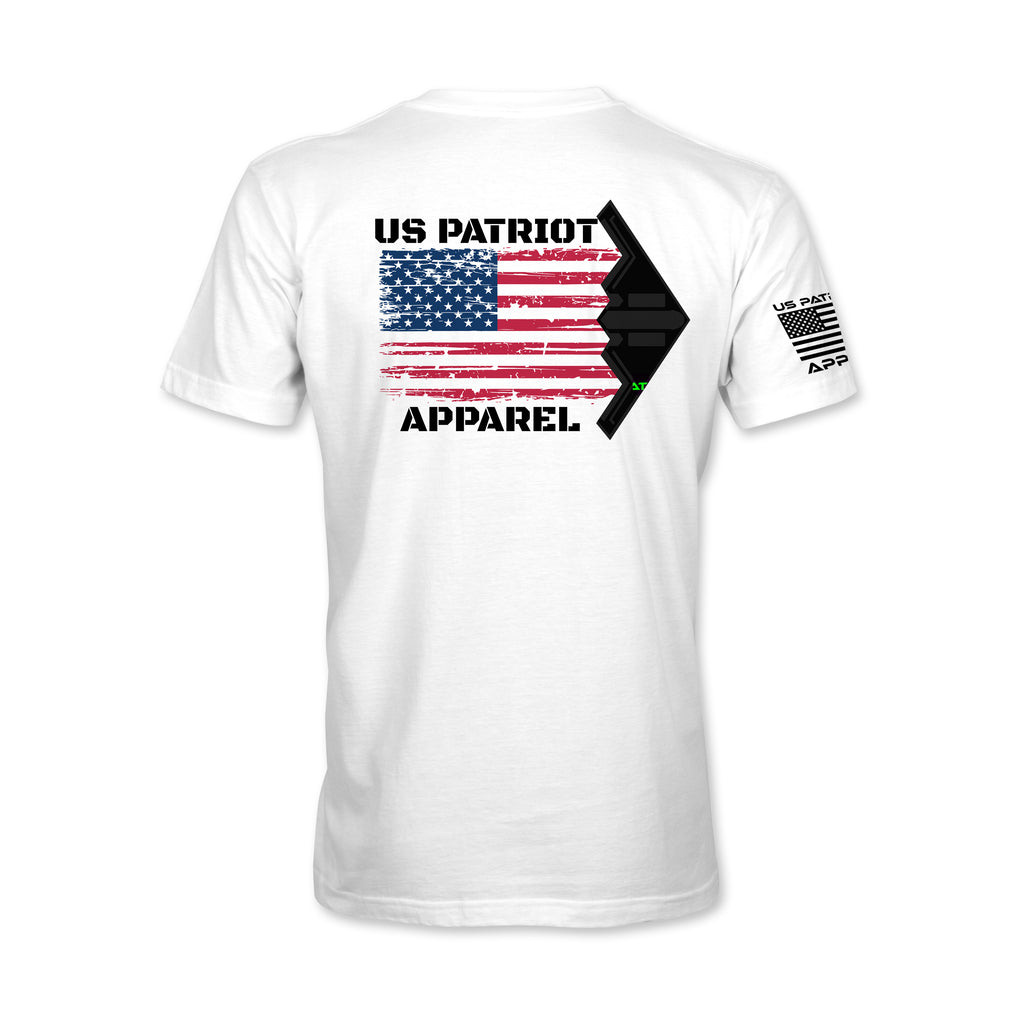 US Patriot Flag Stealth Bomber Tee