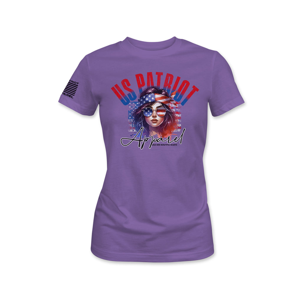 US Patriot Apparel Women's Flag Tee