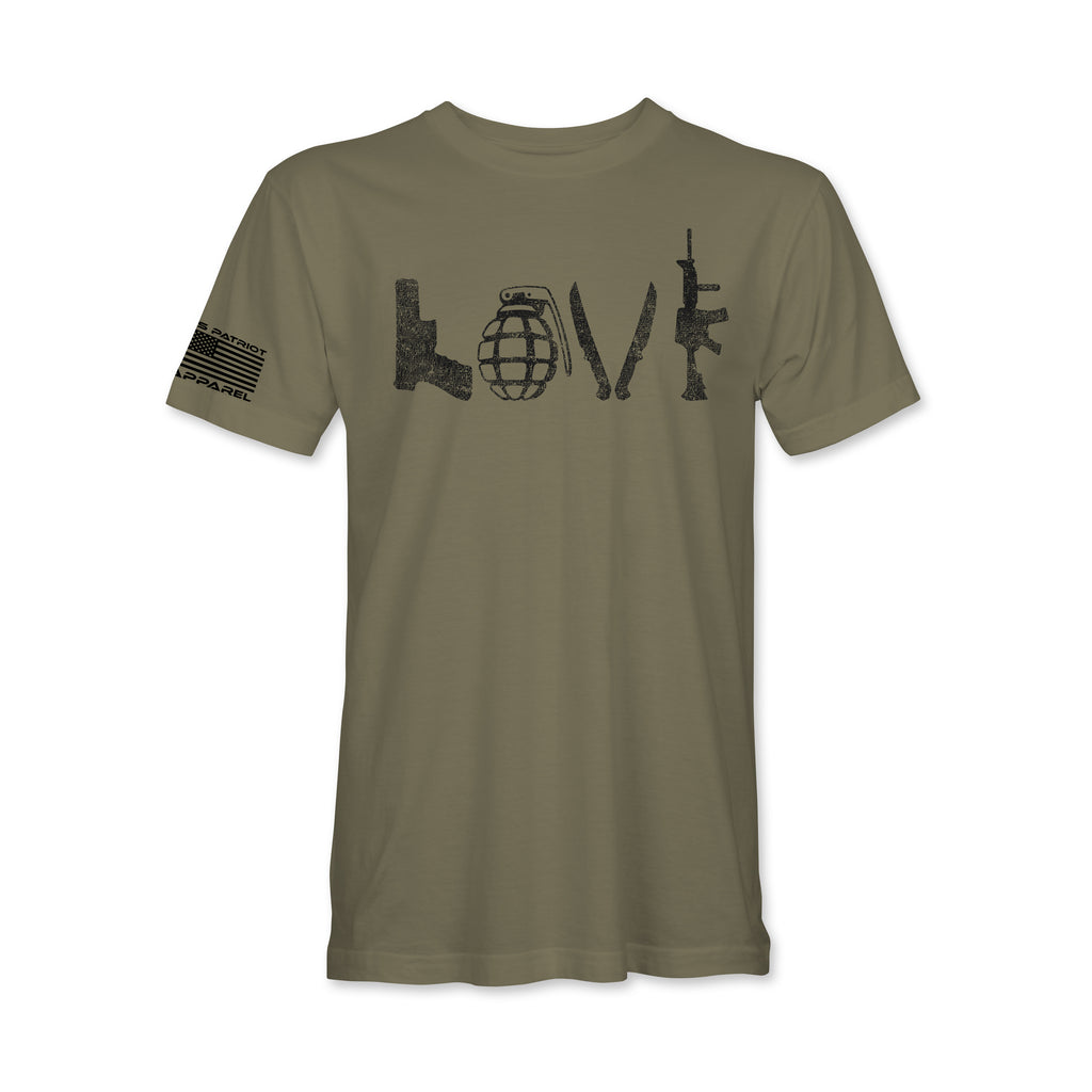 LOVE Tactical Military Graphic Tee